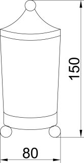 Контейнер Boheme Hermitage золото 10364